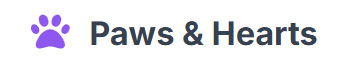 Paws & Hearts logo